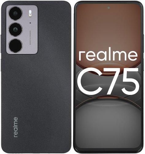 6.72" Smartfon realme C75 128 GB qora