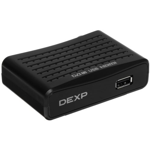 Приставка для цифрового ТВ DEXP HD mini 32 черный