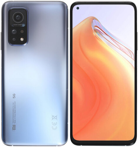 6.67" Смартфон Xiaomi Mi 10T 128 ГБ серебристый