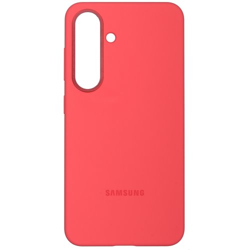 Накладка  Samsung Silicone Case для Samsung Galaxy S25 красный