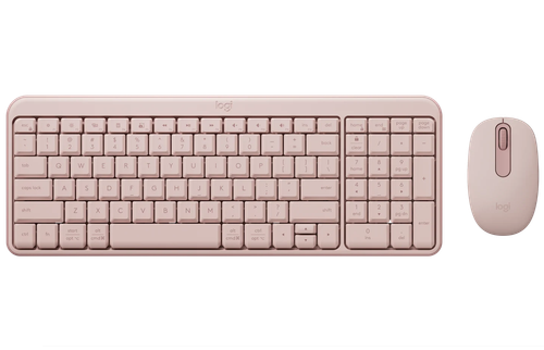 Клавиатура+мышь беспроводная   Logitech MK251 розовый