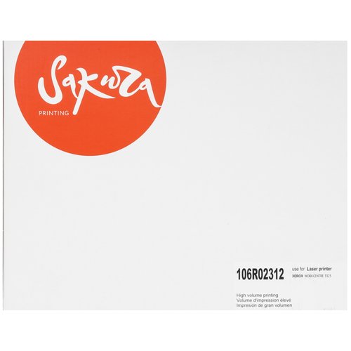Картридж лазерный SAKURA 106R02312 черный, с чипом