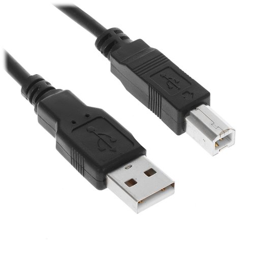Cable DEXP USB Type-B 4-pin - USB Type-A black 3 m