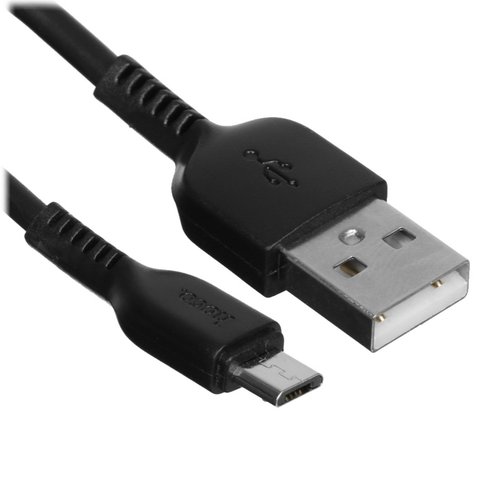 Кабель Hoco micro USB-B - USB Type-A черный