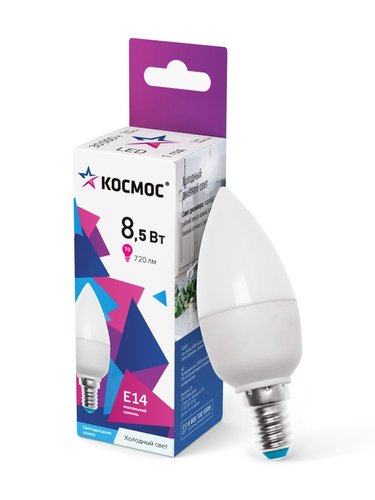 Лампа светодиодная Космос LkecLED8.5wCNE1465