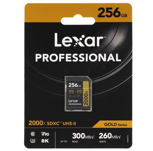 Карта памяти Lexar SDXC 256 ГБ [LSD2000256G-BNNNG]