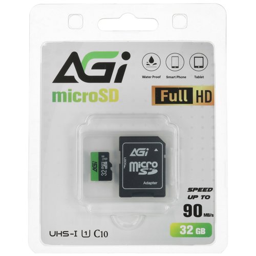 Карта памяти AGI TF138 microSDHC 32 ГБ [AGI032GU1TF138]