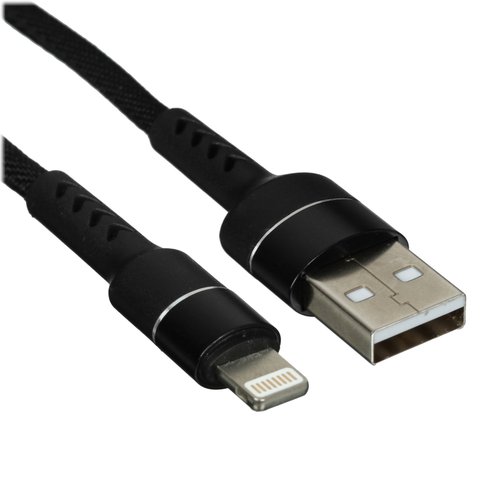 Кабель GAL Lightning 8-pin - USB Type-A черный 2 м