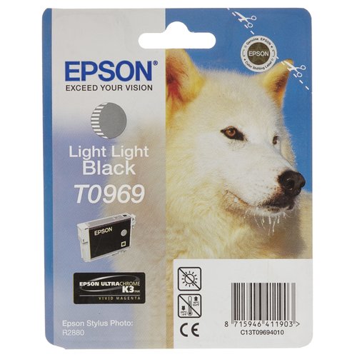 Картридж Epson T0969 светло-серый