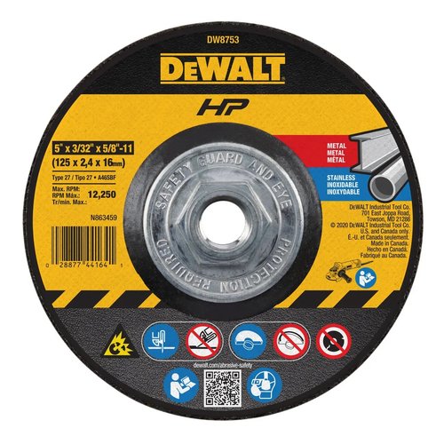 Диск обдирочный DeWalt DW8753