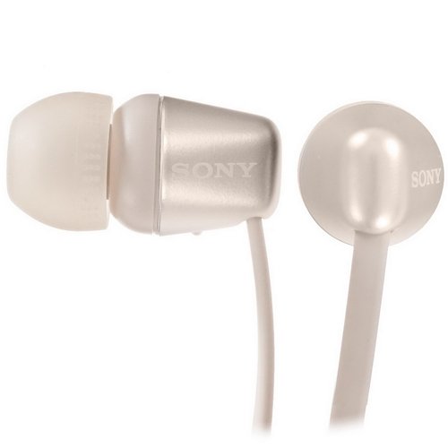 Bluetooth стерео гарнитура Sony WI-C310 [Вставные (затычки), Закрытые, 20-20000 Гц,  микр, рег.громк., BT, золотой]