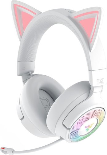 Беспроводные/проводные наушники Razer Kraken Kitty V3 Pro  белый 2025