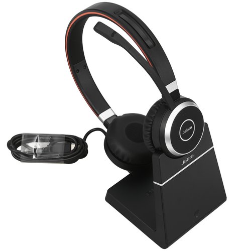 Беспроводные наушники Jabra Evolve 65 + Док-станция черный 2021
