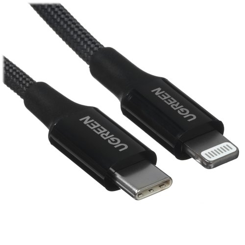 Кабель Ugreen Lightning 8-pin - USB Type-C черный