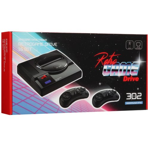 Retro console DEXP RetroGAME Drive + 302 games