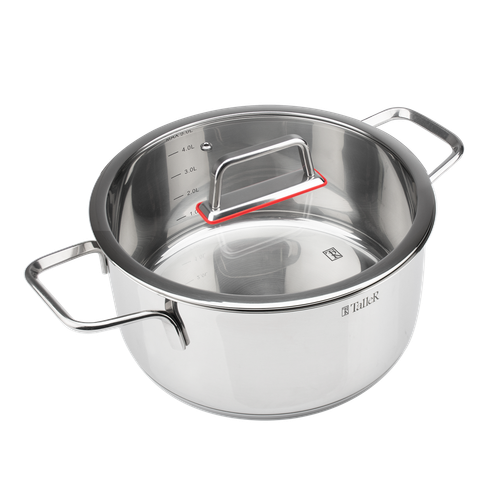 Кастрюля Taller Tendency TR-17274 5 л 24 см серебристый