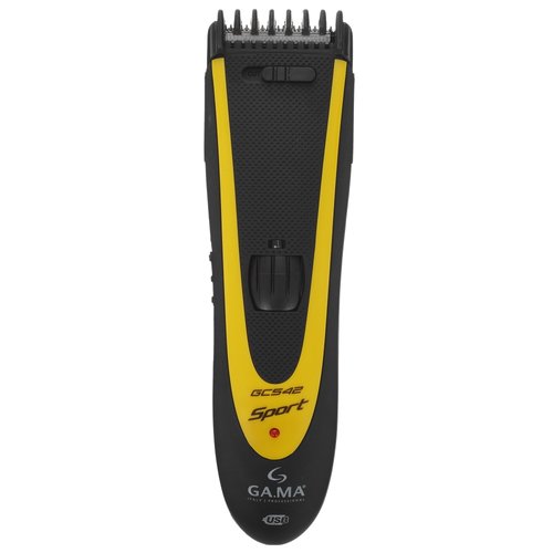Машинка для стрижки Ga.Ma GC542 SPORT черный/желтый