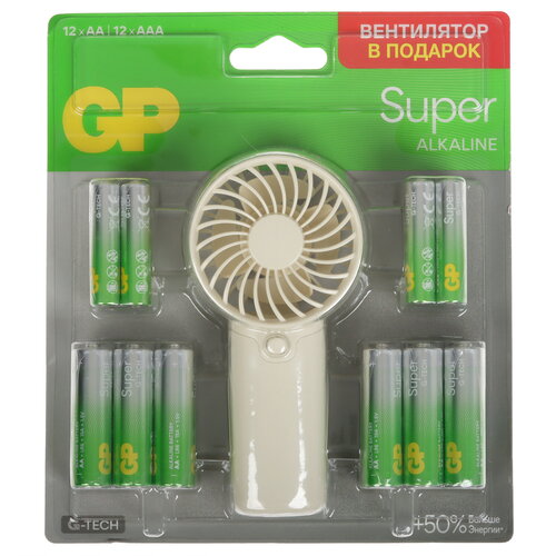 Батарейка GP Super AAA (LR03/FR03), AA (LR6/ER14505/FR6/R6P)