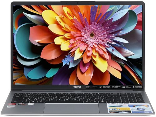 16" Laptop Tecno Megabook K16S gray