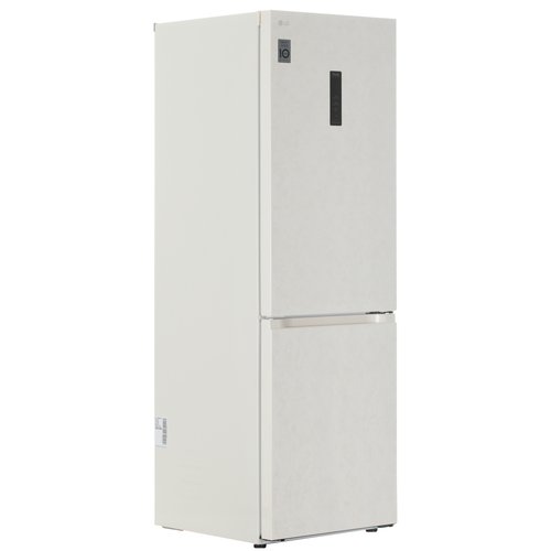 Холодильник с морозильником   LG GC-B459FEPW бежевый