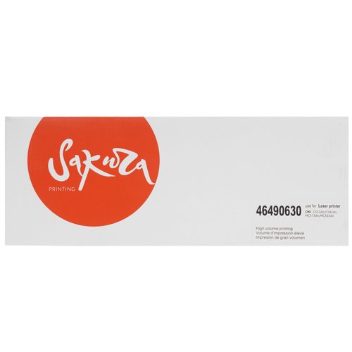 Картридж лазерный SAKURA 46490630 пурпурный