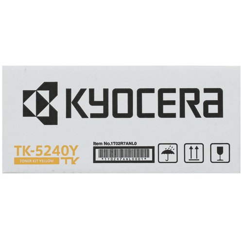 Картридж лазерный Kyocera TK-5240Y желтый, с чипом