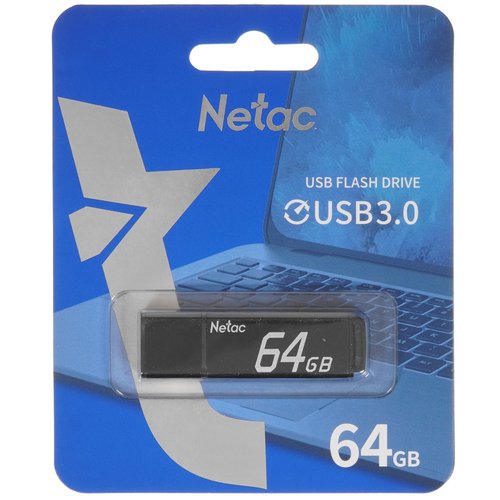 USB Flash xotirasi 64 GB Netac U351 [NT03U351N-064G-30BK]