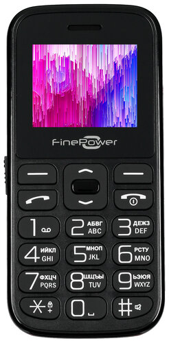 Сотовый телефон FinePower SR281 красный/черный