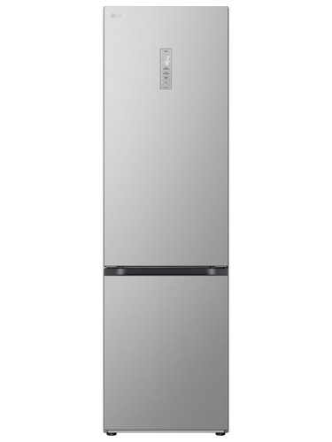 Холодильник с морозильником   LG GC-B509FNPW серебристый