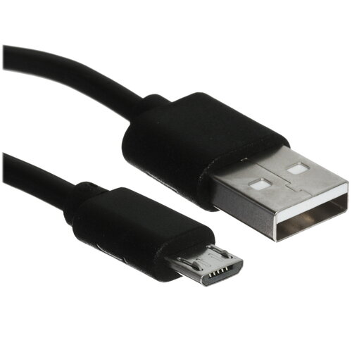 Кабель Aceline micro USB-B - USB Type-A черный 1.5 м