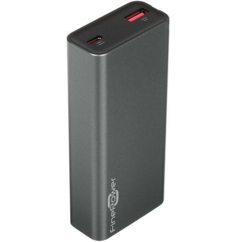 Портативный аккумулятор FinePower Bullet серый