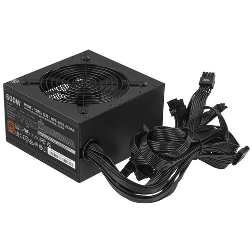 Блок питания Cooler Master MWE Bronze 600W V2 [MPE-6001-ACAAB-EU] черный