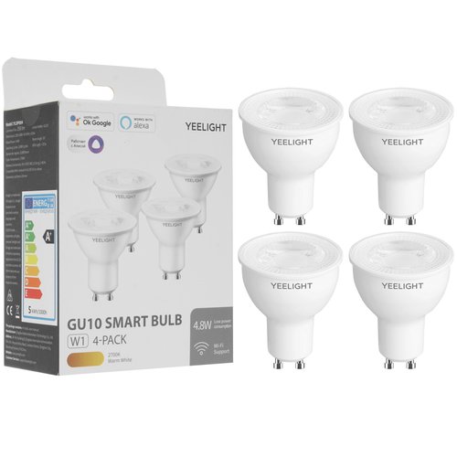 Комплект умных светодиодных ламп Yeelight GU10 Smart bulb W1
