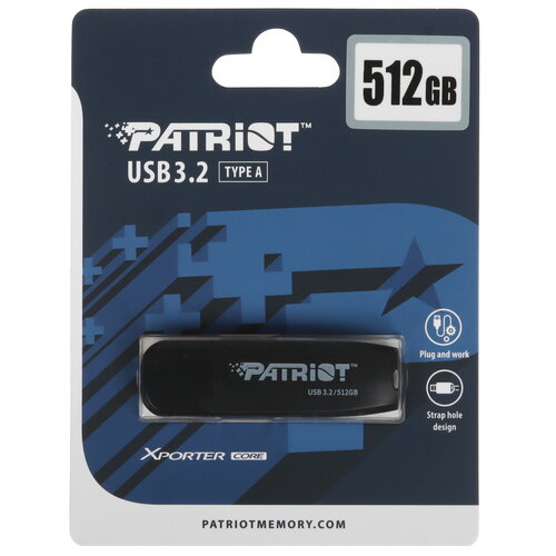 Память USB Flash 512 ГБ Patriot Xporter CORE [PSF512GXRB3U]
