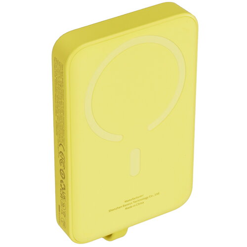 Портативный аккумулятор Baseus Magnetic Mini Wireless Fast Charge Type-C Edition желтый