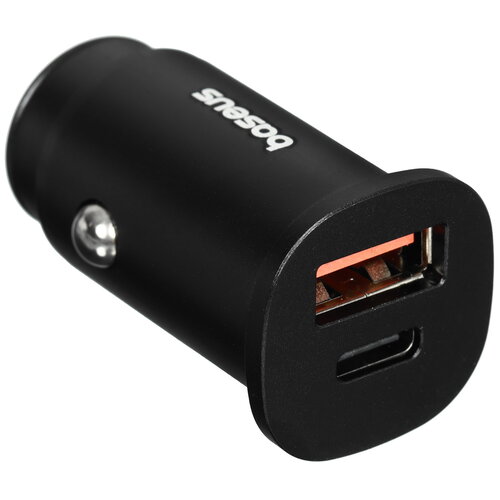 Автомобильное ЗУ Baseus Square Metal 30W черный