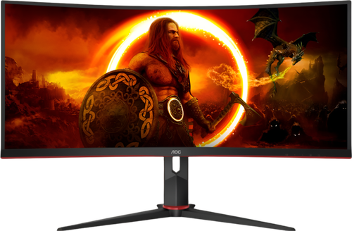34" Монитор AOC CU34G2XP/BK/01 черный