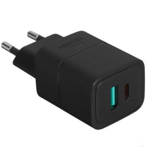 Сетевое зарядное устройство KEYRON K35ACQCPDGaNB черный