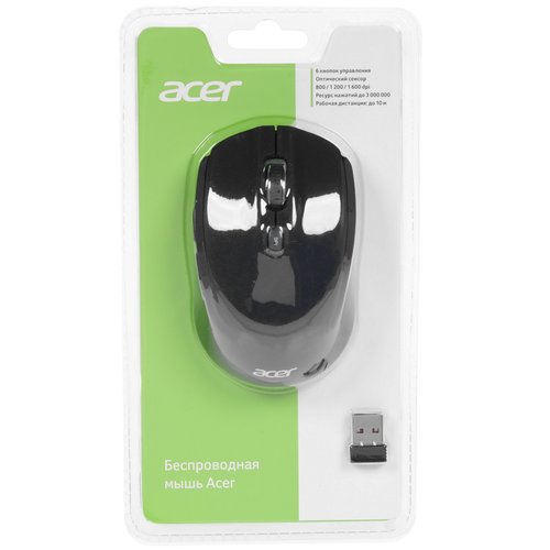Мышь беспроводная Acer OMR040 [ZL.MCEEE.00A] черный