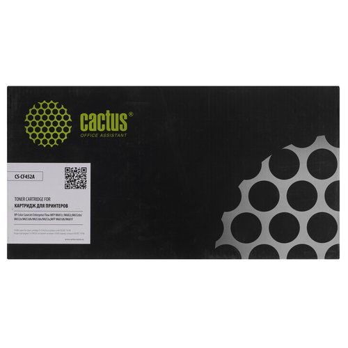 Картридж лазерный Cactus CS-CF452A желтый, с чипом