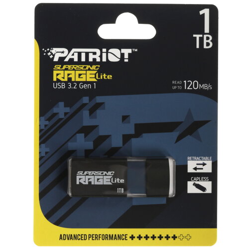 Память USB Flash 1000 ГБ Patriot Supersonic Rage Lite [PEF1TBRLB32U]