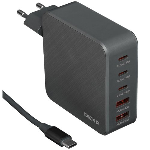 Charger DEXP GaN IET25CD gray