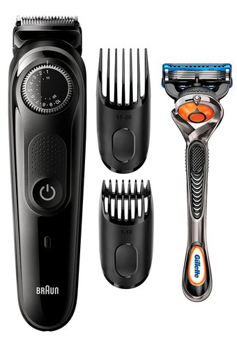 Триммер Braun BT5342 черный/серый