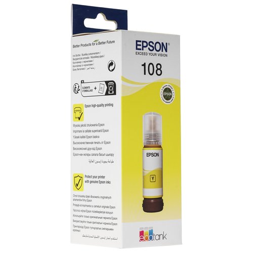 Чернила  Epson 108 (C13T09C44A) желтый