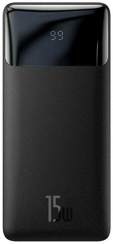 Портативный аккумулятор Baseus Bipow Digital Display черный