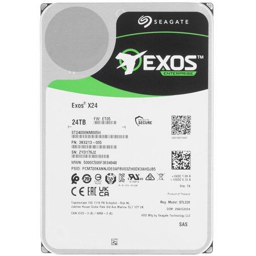 LFF (3.5") Жесткий диск Seagate Exos X24