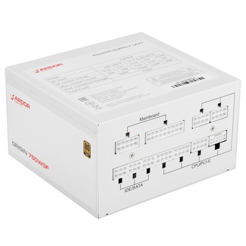 Power supply ARDOR GAMING ORIGIN 750WGF White  white