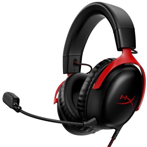 Wired headphones HyperX Cloud III red 2023