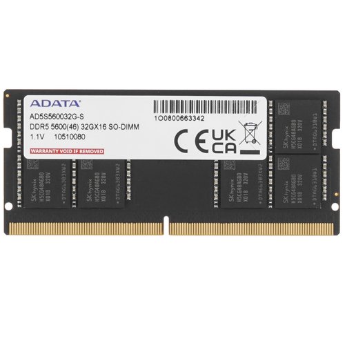 Operativ xotira SODIMM ADATA [AD5S560032G-S] 32 GB