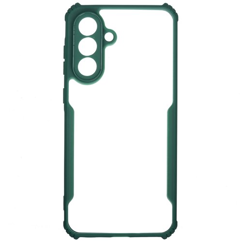 Накладка  BoraSCO Sky Case для Samsung Galaxy A56 зеленый/прозрачный